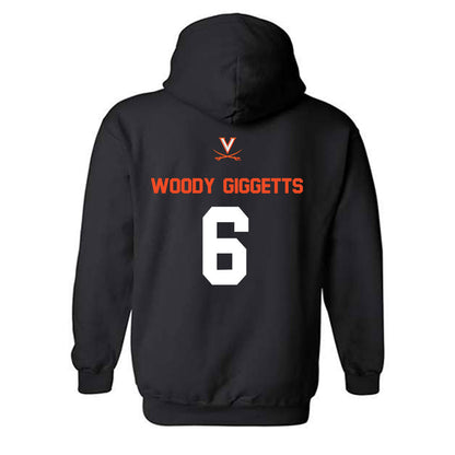 Virginia - NCAA Softball : Kamyria Woody-Giggetts - Sports Shersey Hooded Sweatshirt-1