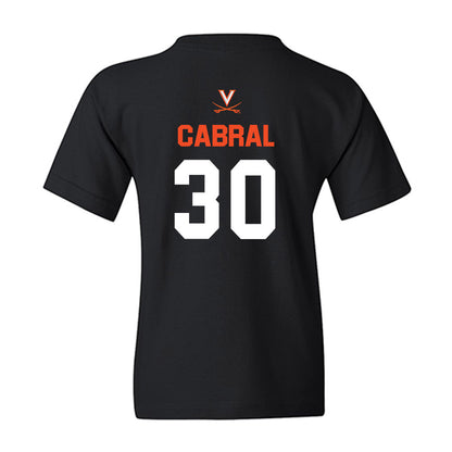 Virginia - NCAA Softball : Bella Cabral - Sports Shersey Youth T-Shirt-1