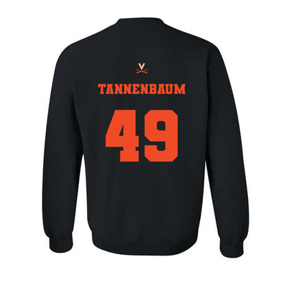 Virginia - NCAA Football : Jacob Tannenbaum - Fashion Shersey Crewneck Sweatshirt-1