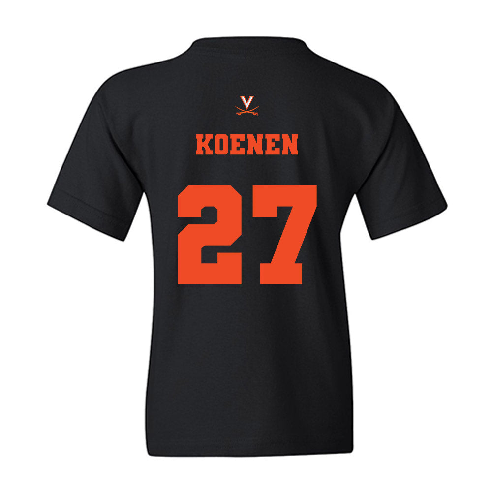 Virginia - NCAA Baseball : Drew Koenen - Fashion Shersey Youth T-Shirt-1