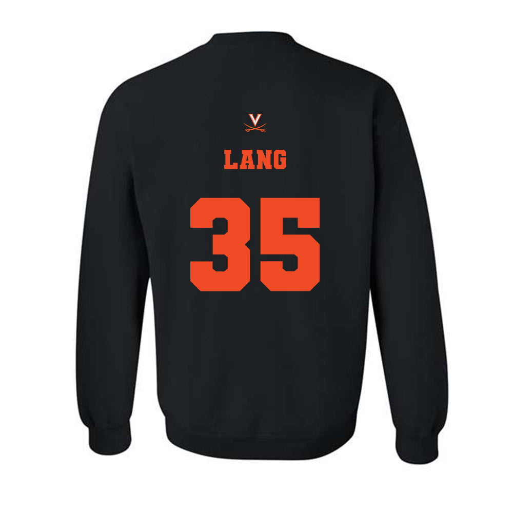Virginia - NCAA Men's Basketball : Carter Lang - Fashion Shersey Crewneck Sweatshirt