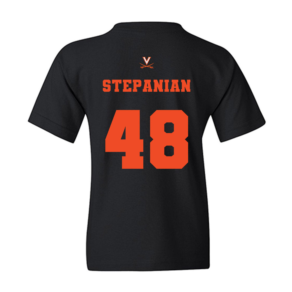 Virginia - NCAA Men's Lacrosse : John "Reese" Stepanian - Fashion Shersey Youth T-Shirt-1