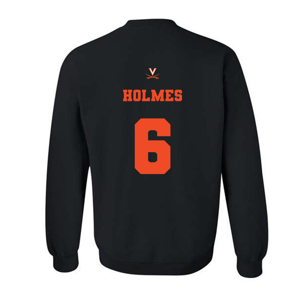 Virginia - NCAA Baseball : RJ Holmes - Fashion Shersey Crewneck Sweatshirt-1