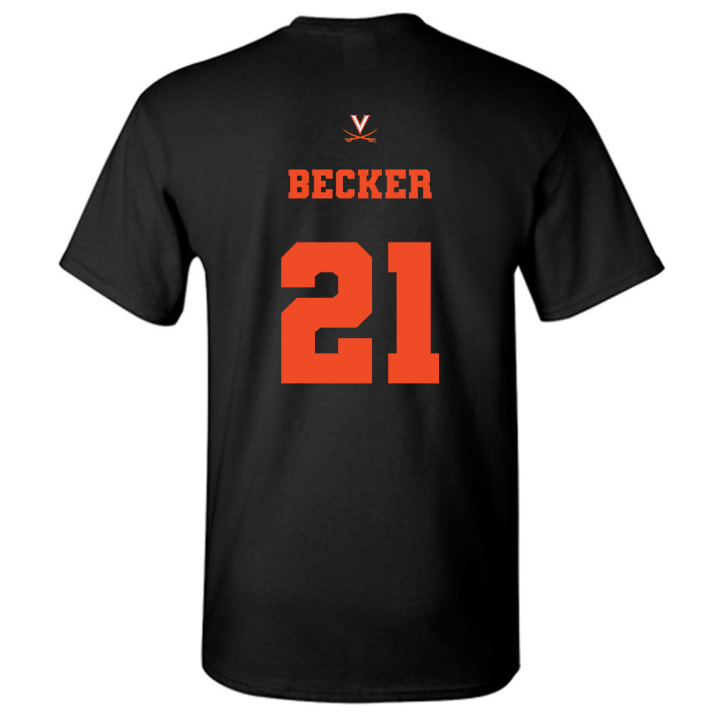Virginia - NCAA Baseball : Eric Becker - Fashion Shersey T-Shirt-1