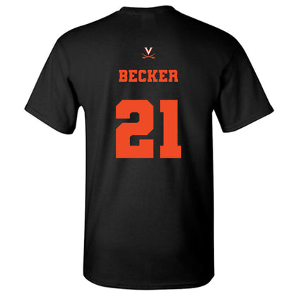 Virginia - NCAA Baseball : Eric Becker - Fashion Shersey T-Shirt-1