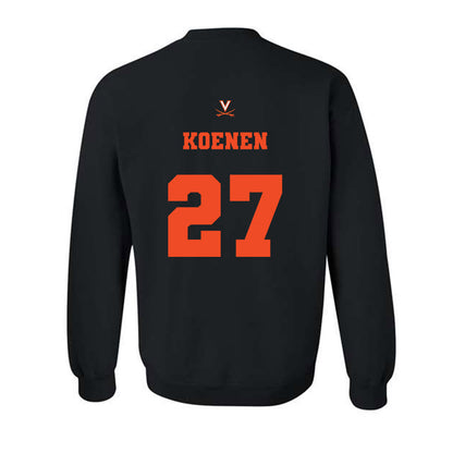 Virginia - NCAA Baseball : Drew Koenen - Fashion Shersey Crewneck Sweatshirt-1