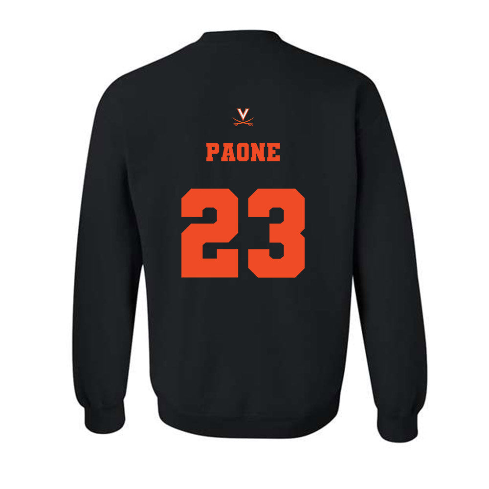 Virginia - NCAA Baseball : John Paone - Fashion Shersey Crewneck Sweatshirt-1