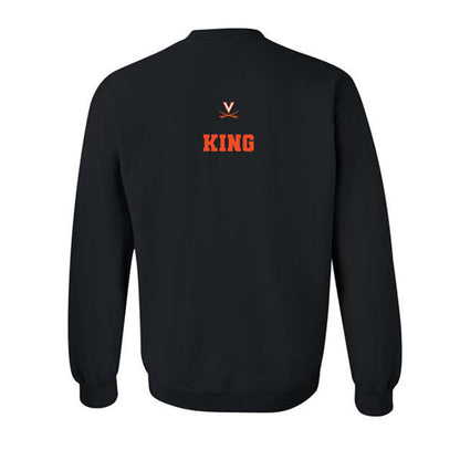 Virginia - NCAA Men's Swimming & Diving : David King - Fashion Shersey Crewneck Sweatshirt