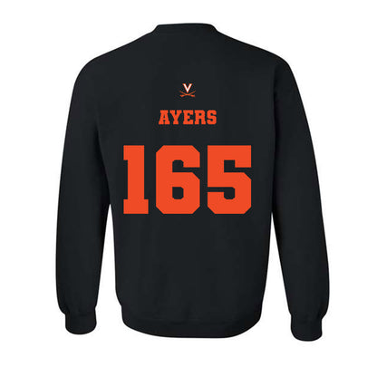 Virginia - NCAA Wrestling : Macon Ayers - Fashion Shersey Crewneck Sweatshirt-1