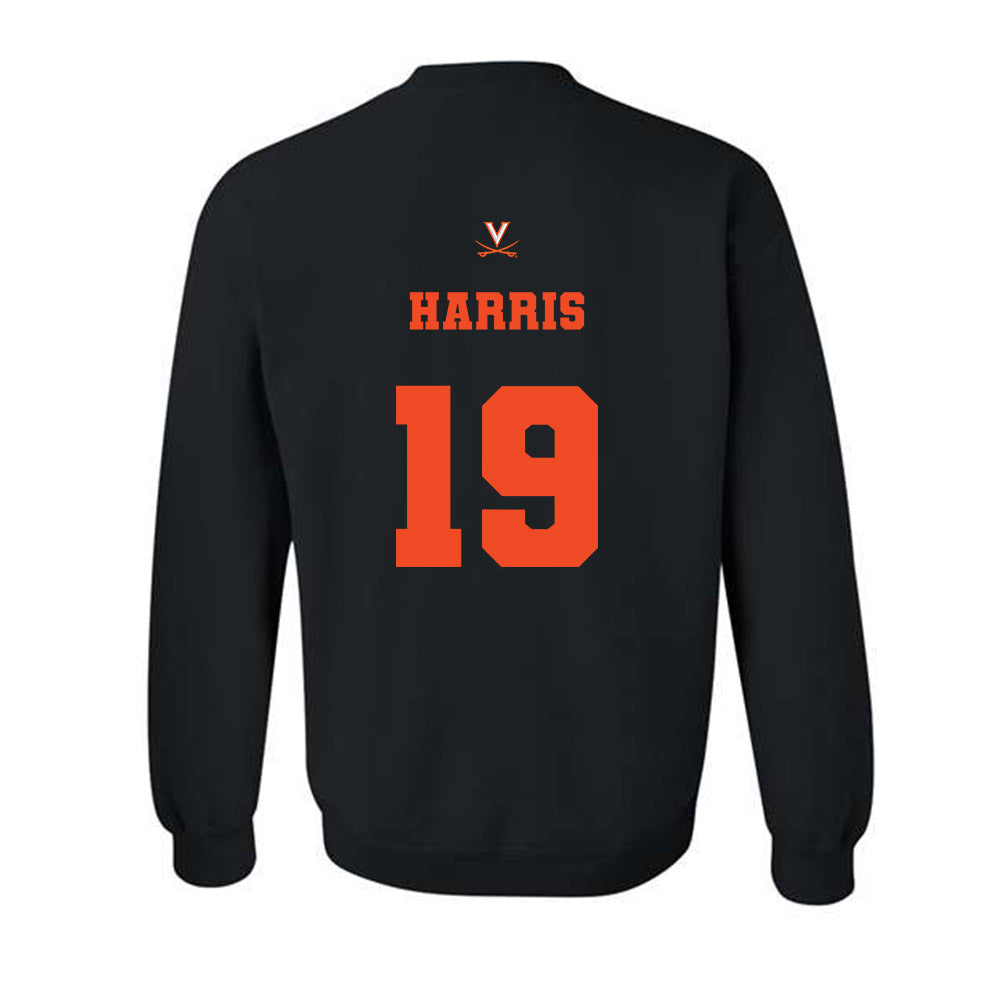 Virginia - NCAA Baseball : Aiden Harris - Fashion Shersey Crewneck Sweatshirt-1