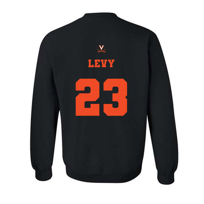 Virginia - NCAA Women's Basketball : Romi Levy - Fashion Shersey Crewneck Sweatshirt-1