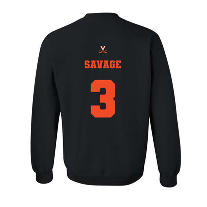 Virginia - NCAA Women's Field Hockey : Riley Savage - Fashion Shersey Crewneck Sweatshirt-1