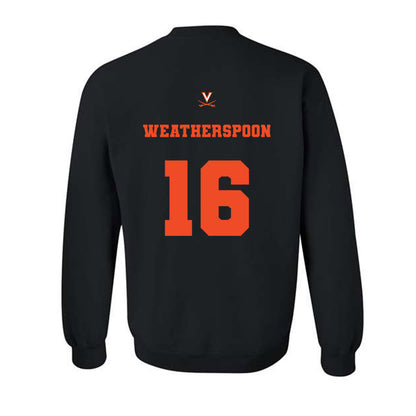 Virginia - NCAA Baseball : Jake Weatherspoon - Fashion Shersey Crewneck Sweatshirt-1