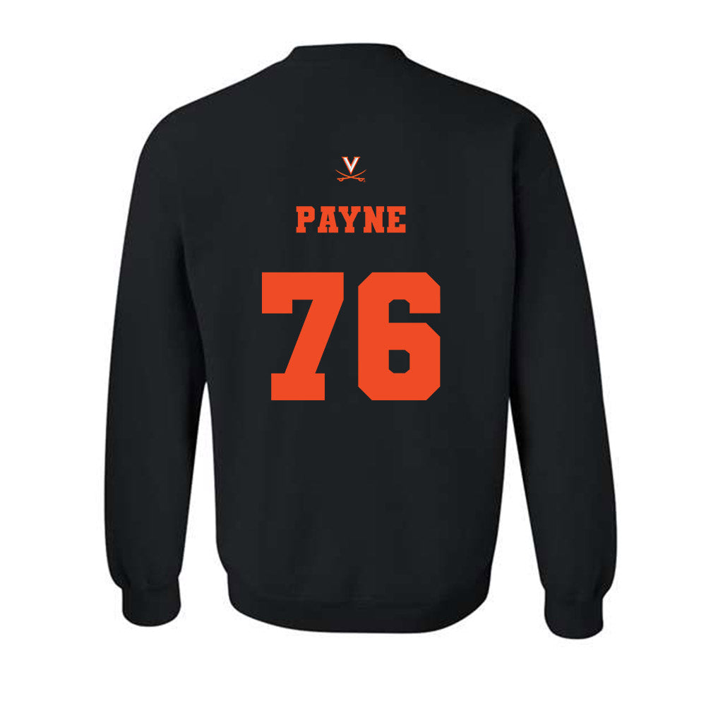 Virginia - NCAA Football : Alex Payne - Fashion Shersey Crewneck Sweatshirt-1