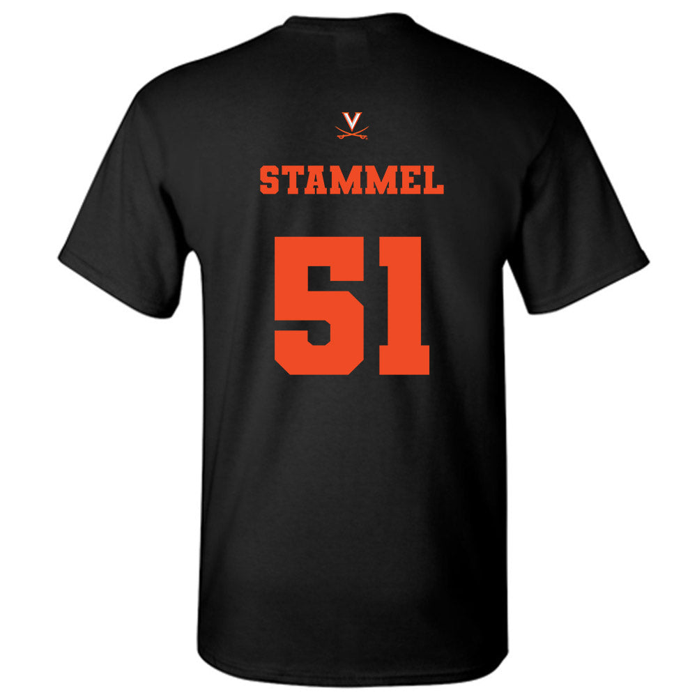 Virginia - NCAA Baseball : Max Stammel - Fashion Shersey T-Shirt-1