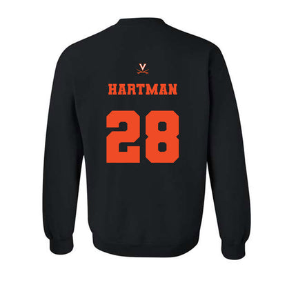 Virginia - NCAA Baseball : Lucas Hartman - Fashion Shersey Crewneck Sweatshirt-1