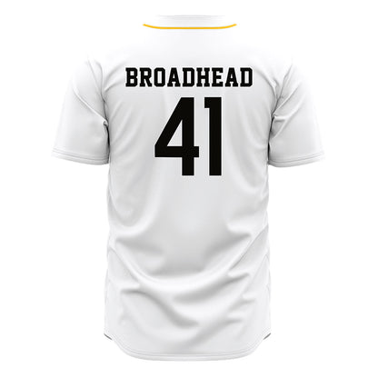 Southern Miss - NCAA Baseball : Teague Broadhead - Cream Jersey-1