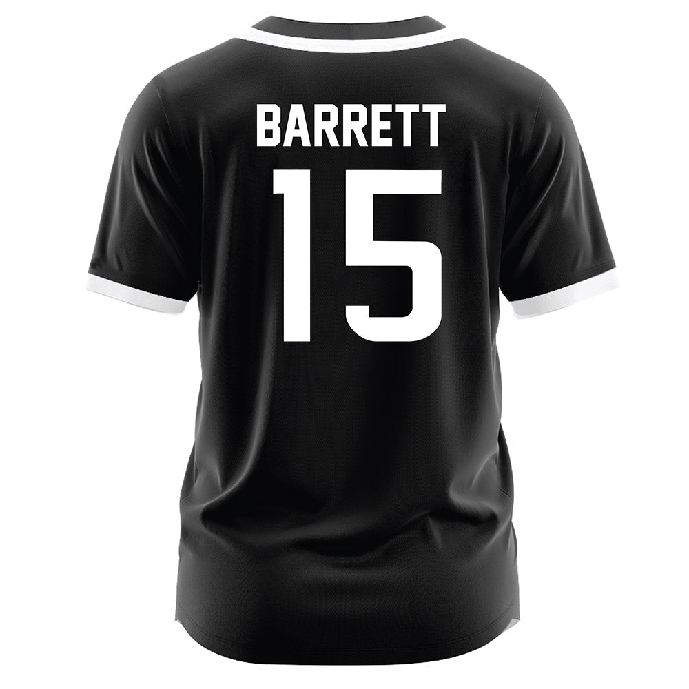 Southern Miss - NCAA Baseball : Drey Barrett - Black Jersey-1