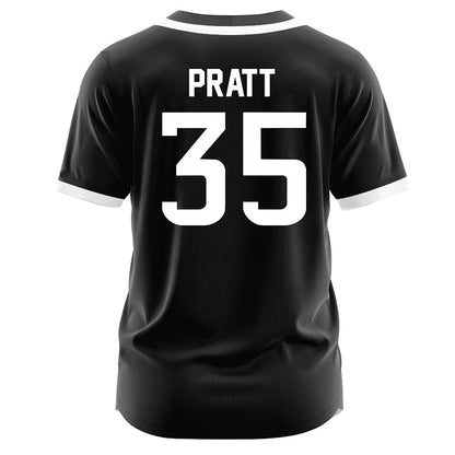Southern Miss - NCAA Baseball : Logan Pratt - Black Jersey-1