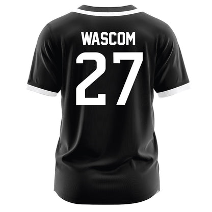 Southern Miss - NCAA Baseball : Micah Wascom - Black Jersey-1