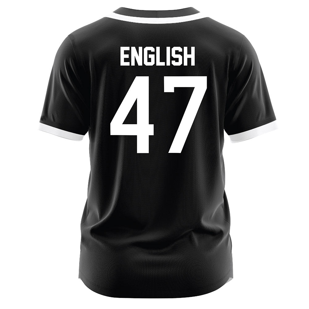 Southern Miss - NCAA Baseball : McCarty English - Black Jersey-1