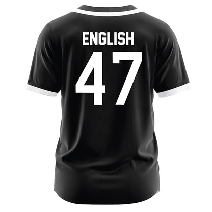 Southern Miss - NCAA Baseball : McCarty English - Black Jersey-1
