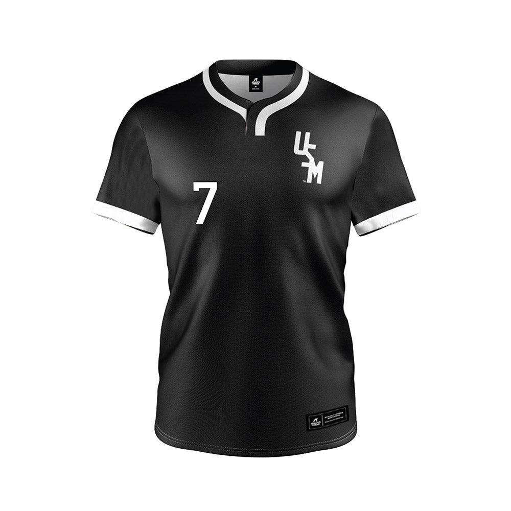 Southern Miss - NCAA Baseball : Ben Higdon - Black Jersey-0