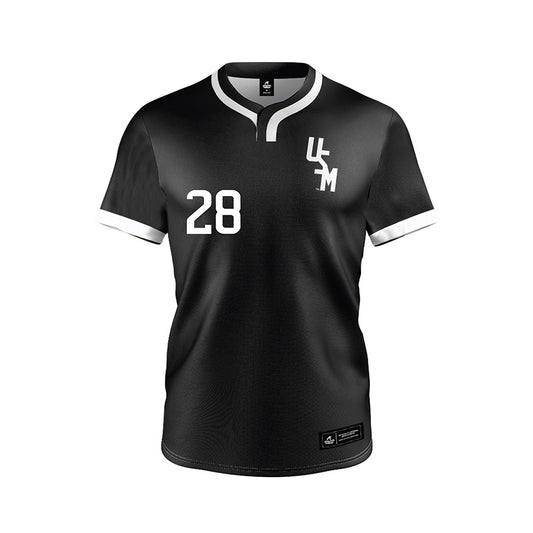 Southern Miss - NCAA Baseball : KL Farr - Black Jersey-0
