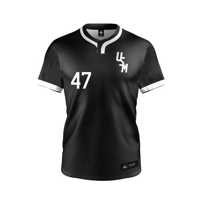 Southern Miss - NCAA Baseball : McCarty English - Black Jersey-0