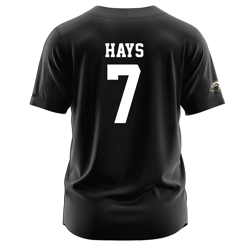 Southern Miss - NCAA Softball : Jolie Hays - Black Jersey-1