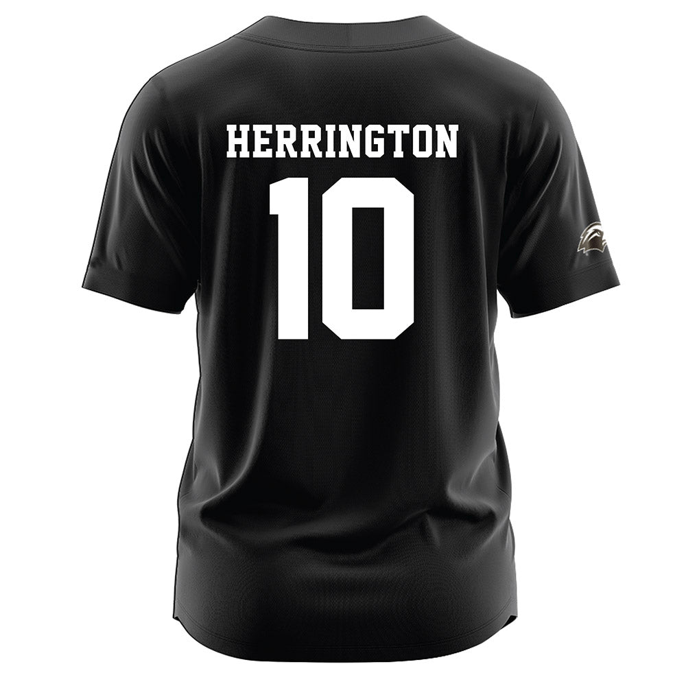 Southern Miss - NCAA Softball : Natalie Herrington - Black Jersey-1