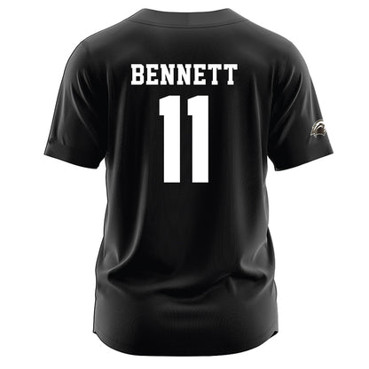 Southern Miss - NCAA Softball : Halle Bennett - Black Jersey-1