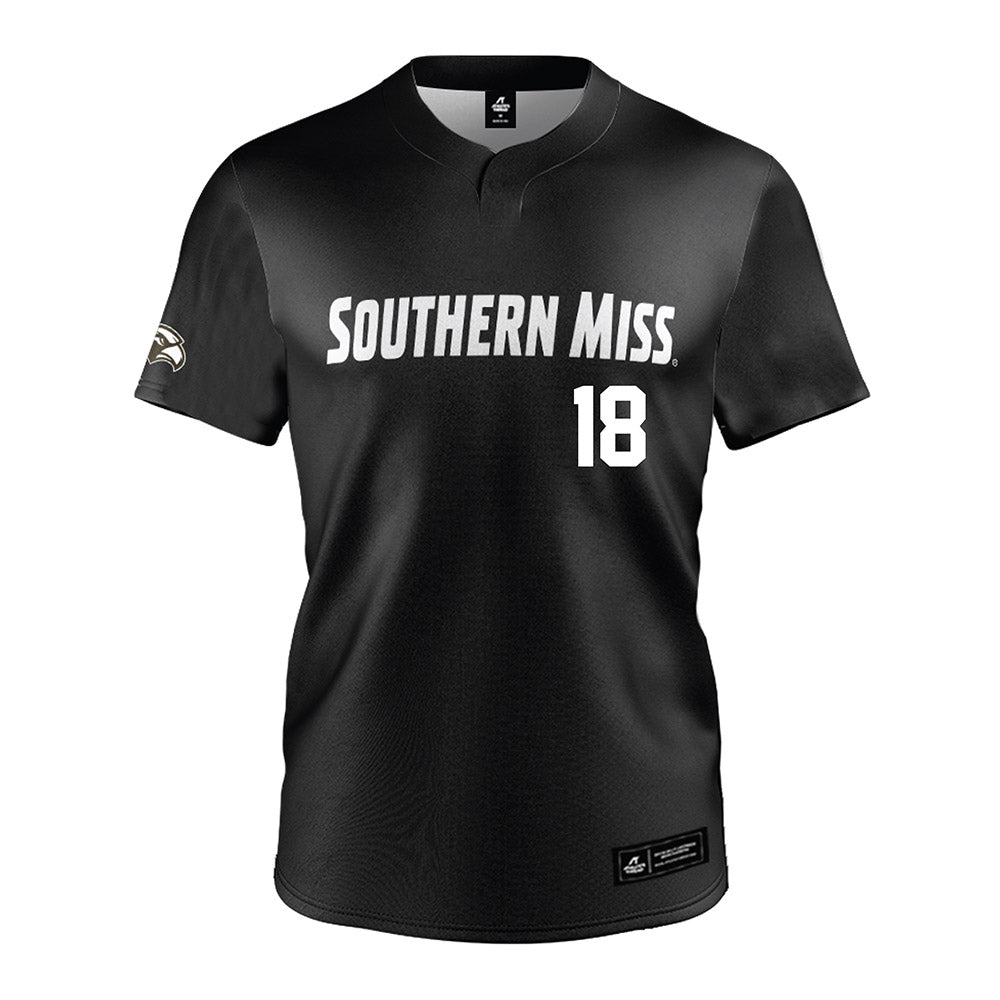 Southern Miss - NCAA Softball : McCall Davis - Black Jersey-0