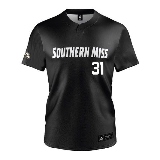 Southern Miss - NCAA Softball : Hannah Christian - Black Jersey-0