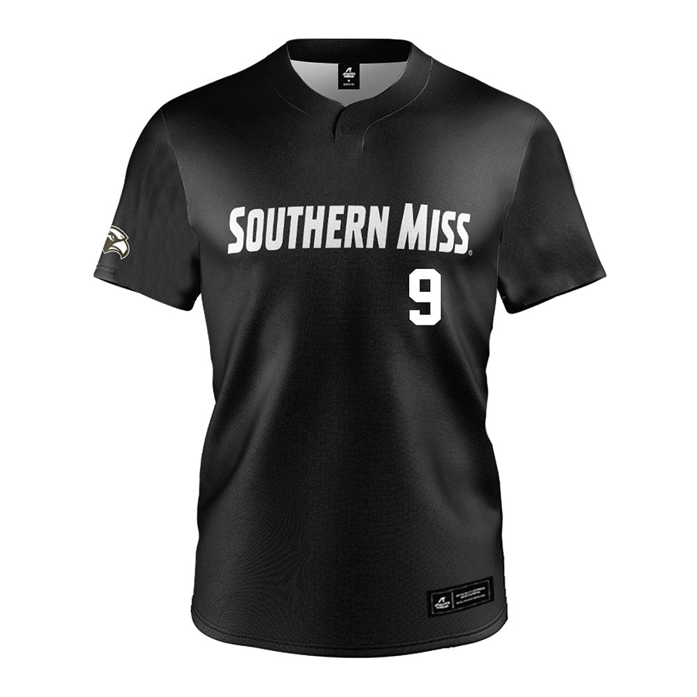 Southern Miss - NCAA Softball : BrookLynn White - Black Jersey-0