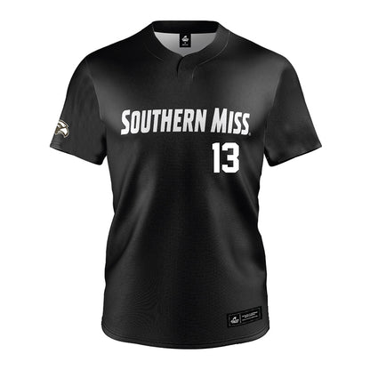 Southern Miss - NCAA Softball : Anna Sawyer - Black Jersey-0