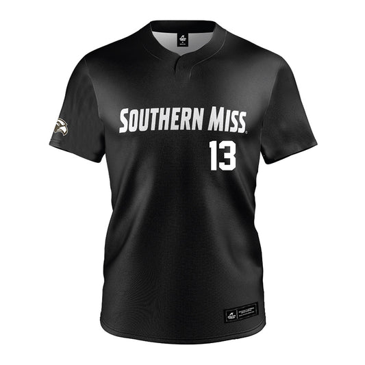 Southern Miss - NCAA Softball : Anna Sawyer - Black Jersey-0