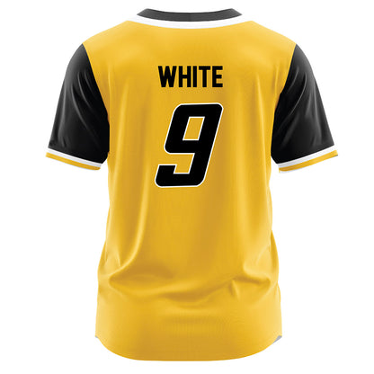 Southern Miss - NCAA Softball : BrookLynn White - Gold Jersey-1