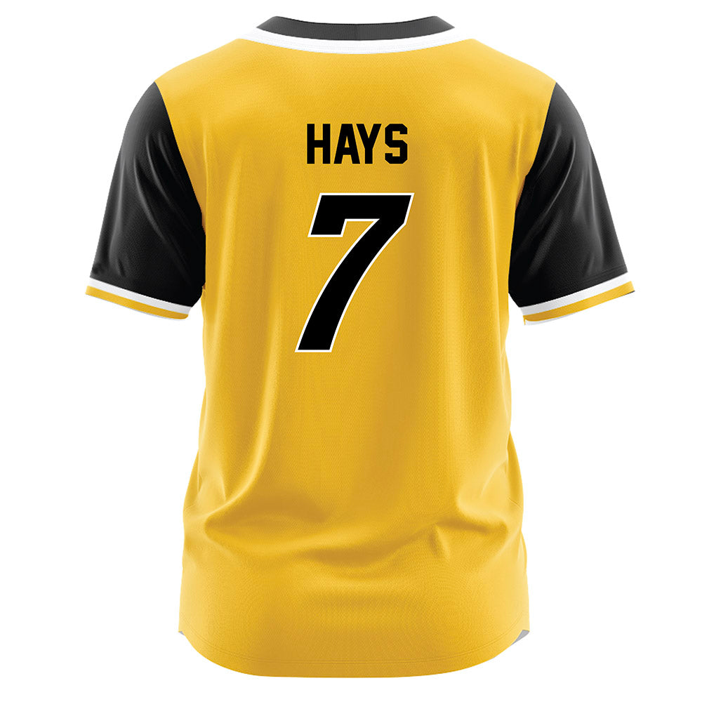 Southern Miss - NCAA Softball : Jolie Hays - Gold Jersey-1