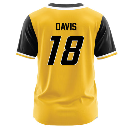 Southern Miss - NCAA Softball : McCall Davis - Gold Jersey-1