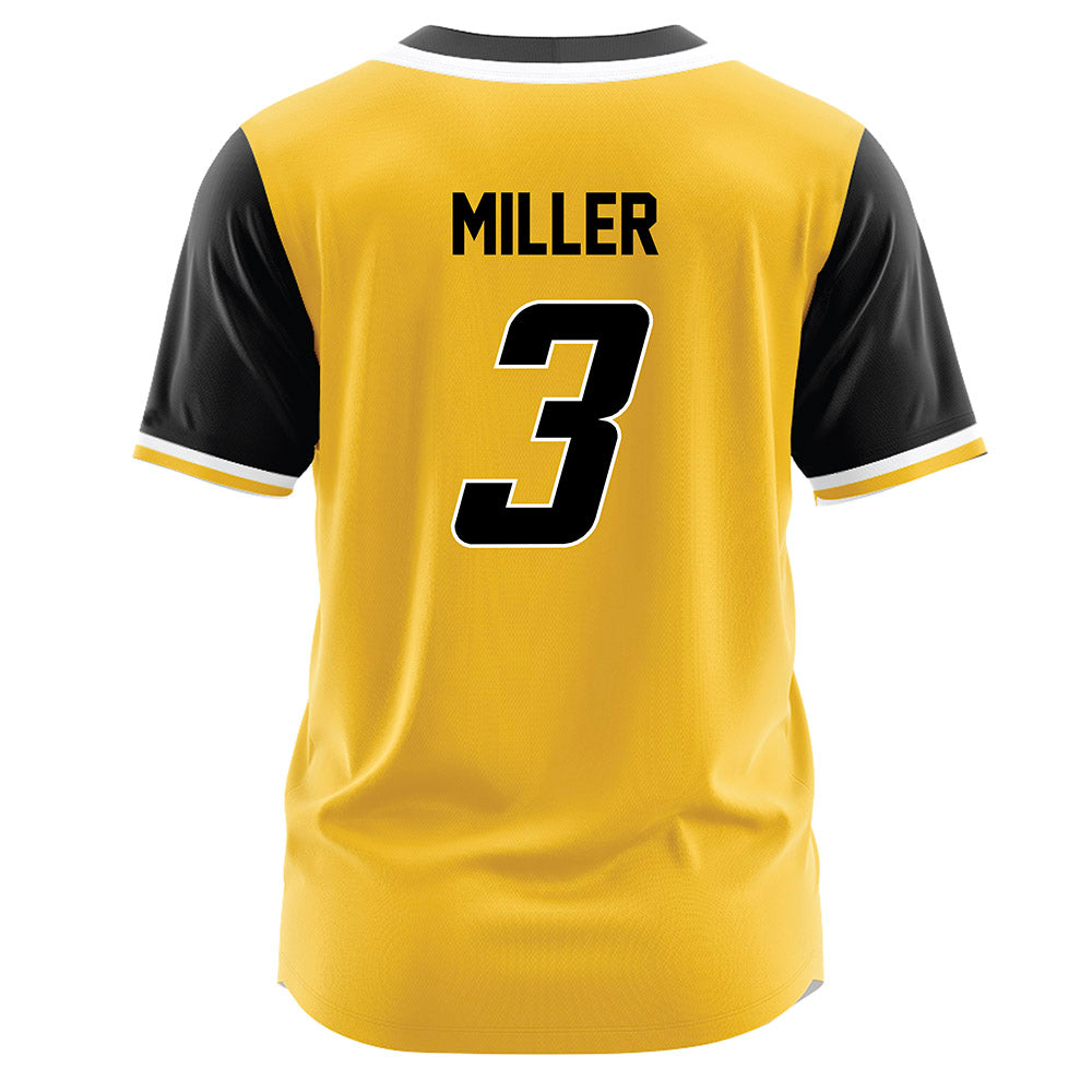Southern Miss - NCAA Softball : Chloe Miller - Gold Jersey-1