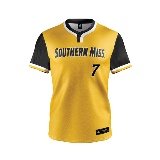 Southern Miss - NCAA Softball : Jolie Hays - Gold Jersey-0