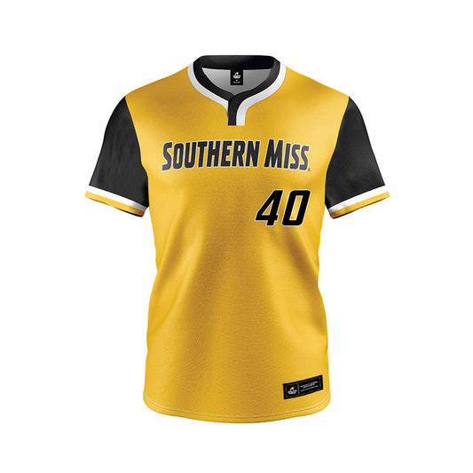 Southern Miss - NCAA Softball : Kayce Bennett - Gold Jersey-0