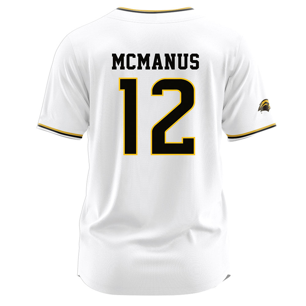 Southern Miss - NCAA Softball : Nealy McManus - White Jersey-1
