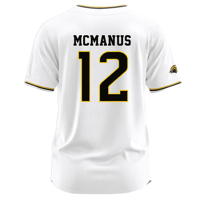 Southern Miss - NCAA Softball : Nealy McManus - White Jersey-1