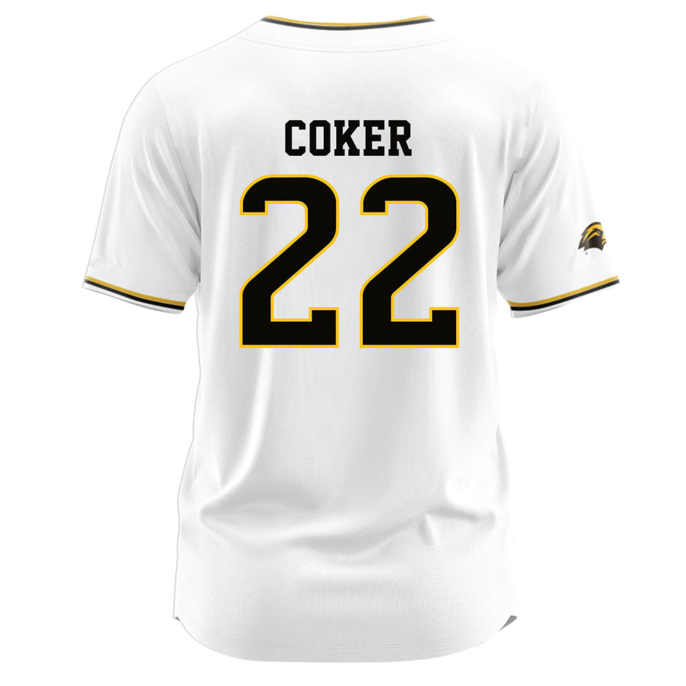 Southern Miss - NCAA Softball : Issie Coker - White Jersey-1
