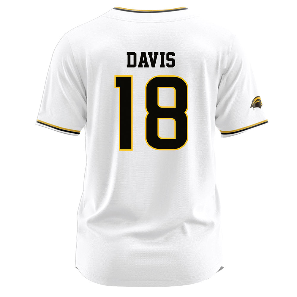 Southern Miss - NCAA Softball : McCall Davis - White Jersey-1