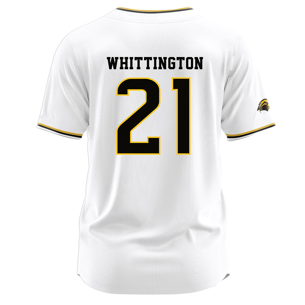 Southern Miss - NCAA Softball : Briley Whittington - White Jersey-1