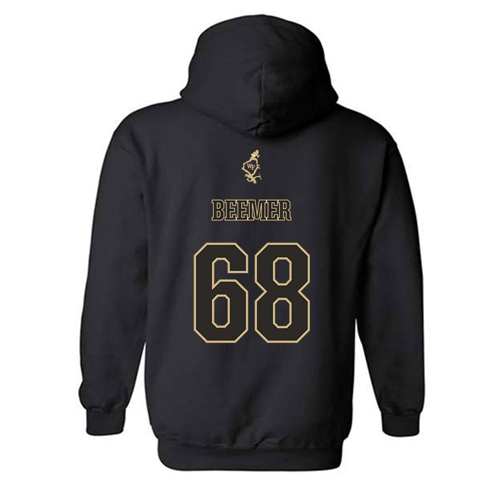 Wake Forest - NCAA Football : Luke Beemer - Hooded Sweatshirt-1