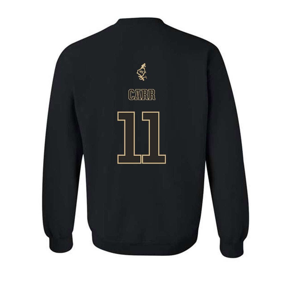 Wake Forest - NCAA Football : Nyquavion Carr - Crewneck Sweatshirt-1